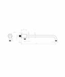 braccio-doccia-a-soffitto-bd6056-in-ottone-serie-sphera