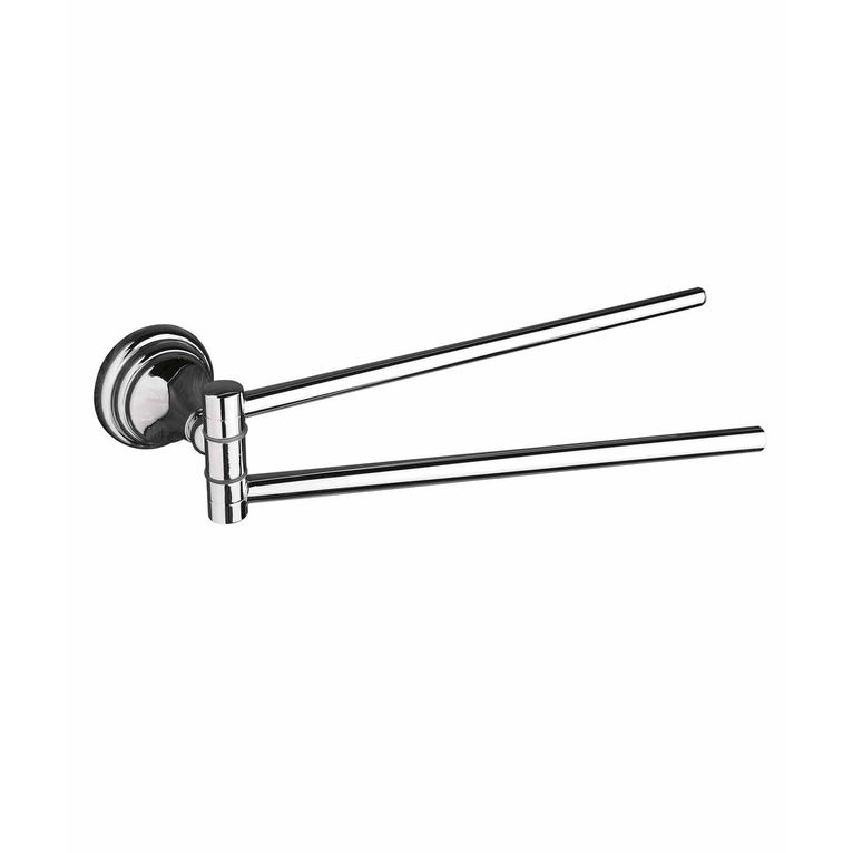 portasalviette snodato in ottone cromato art. classic 7.10 serie la progetto