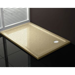 PIATTO DOCCIA 160x110 CM ALTEZZA 4 CM COLORE CREMA