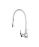 miscelatore-monocomando-cucina-con-canna-snodata-bianca-con-doccetta-2-getti-am719-dot-5-slash-11b