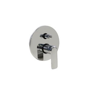 MISCELATORE DOCCIA INCASSO A 2 VIE CROMATO SERIE HH