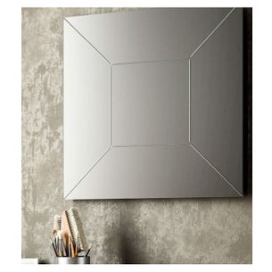 SPECCHIO CON DECORI INCISI 70X70 CM ART 1053-A SERIE LA PROGETTO