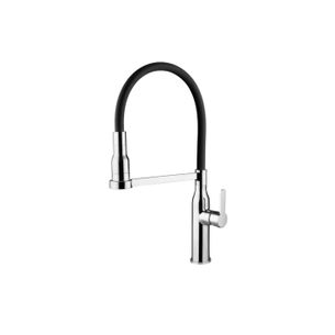 MISCELATORE MONOCOMANDO CUCINA CANNA NERA ZA017.5
