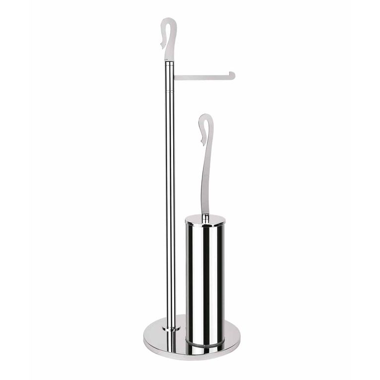 piantana wc in ottone cromato art. duality 31.10 serie la progetto
