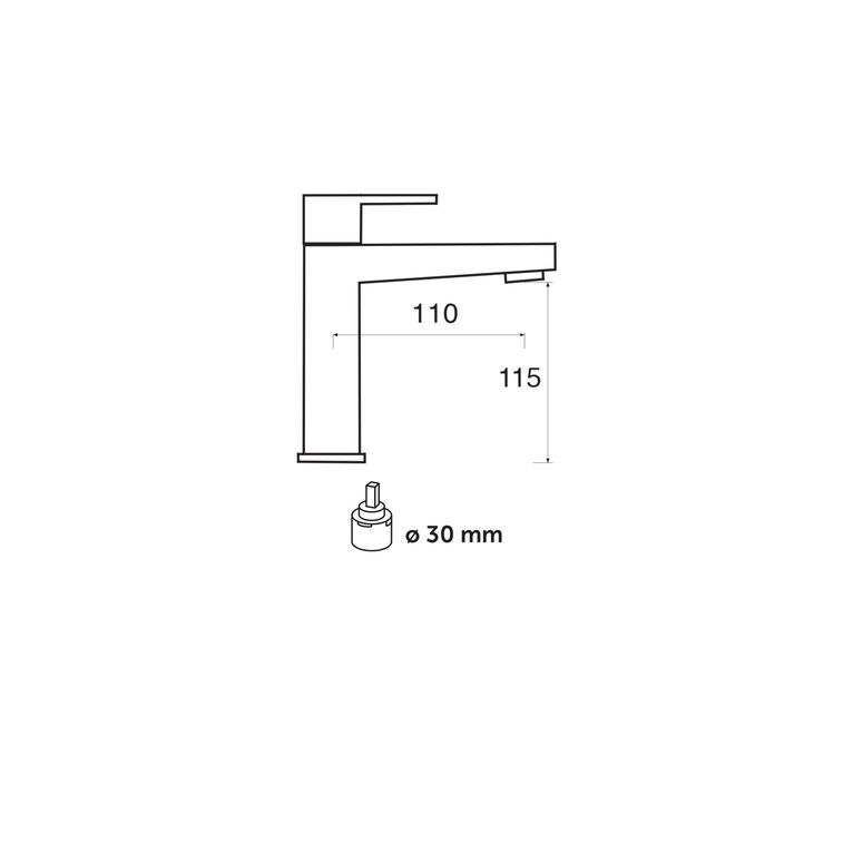 miscelatore monocomando lavabo con scarico click-clack relax rx20