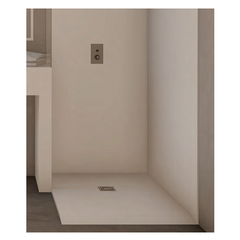 piatto doccia solidstone effetto pietra altezza cm 3 cm 68x93