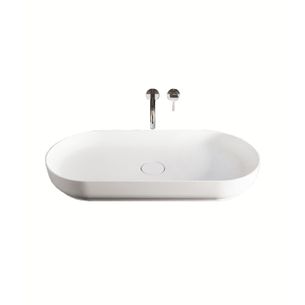 LAVABO D'APPOGGIO IN LUXOLID 90X42 CM - HORIZON MAXI