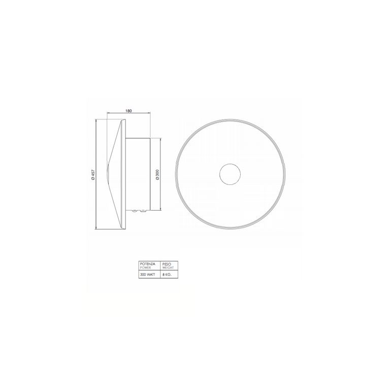 termoarredo scaldasalviette elettrico a muro hom - shield 300