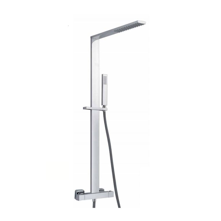 colonna doccia tm3r52sg7cr in acciaio serie sphera