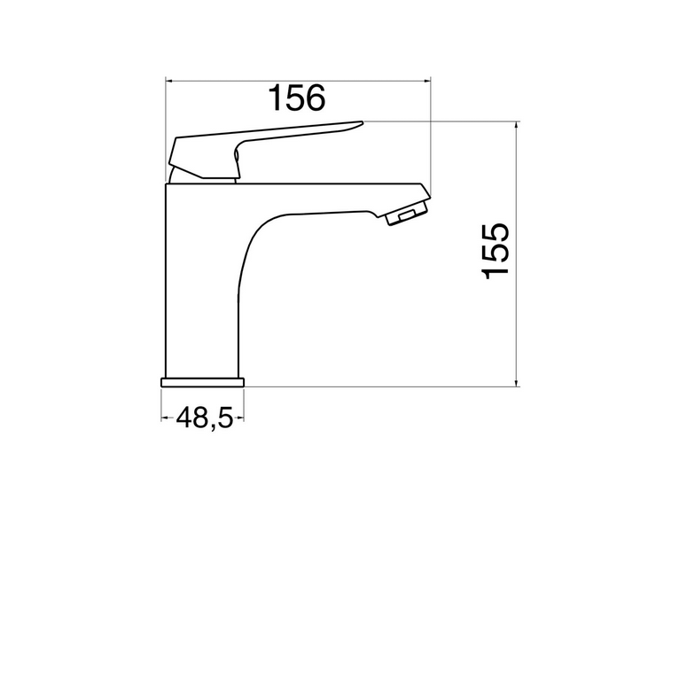 miscelatore lavabo cromato con piletta click clack 1" 1/4 e flessibili serie dream