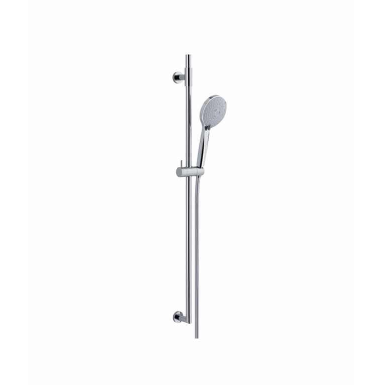 saliscendi evolution sl0vs6703cr in ottone completo di doccia alisso3 e flessibile in pvc serie sphera