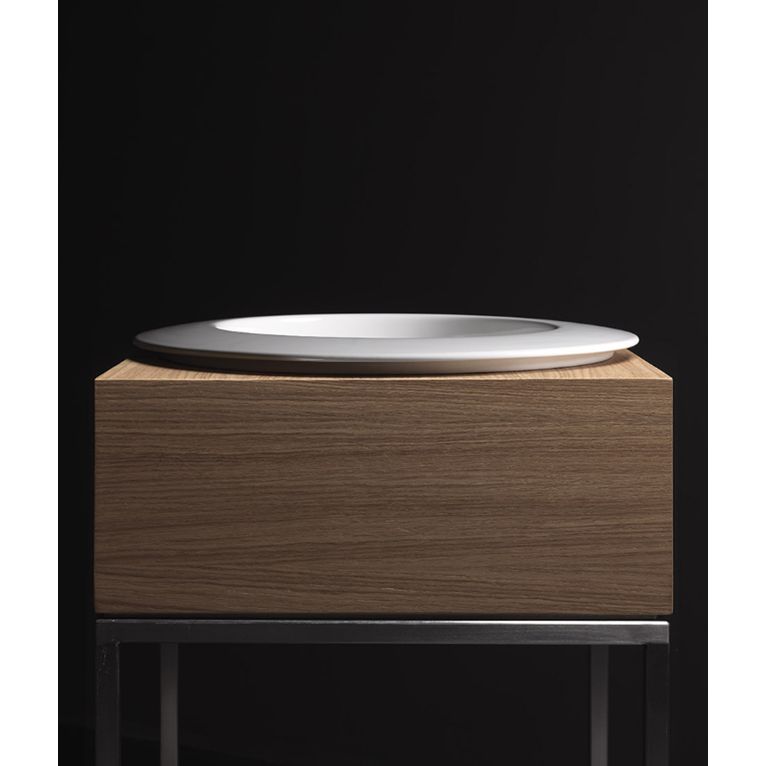 base 48x48 sospesa in rovere naturale axa - skyland