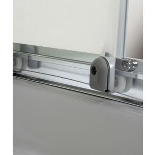 BOX DOCCIA 105X66 CM ANGOLARE PORTA SCORREVOLE TRASPARENTE