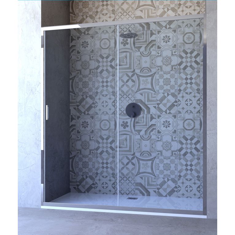 porta doccia scorrevole 93 cm opaco serie s