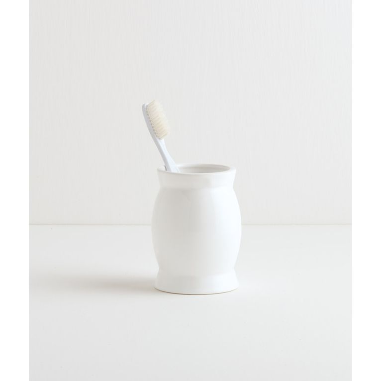 porta spazzolini ceramica bianco serie cabaza capannoli
