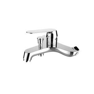 MISCELATORE VASCA CROMATO COMPLETO DI KIT DOCCIA, FLESSIBILE, SUPPORTO E MULTIGETTO SERIE DREAM