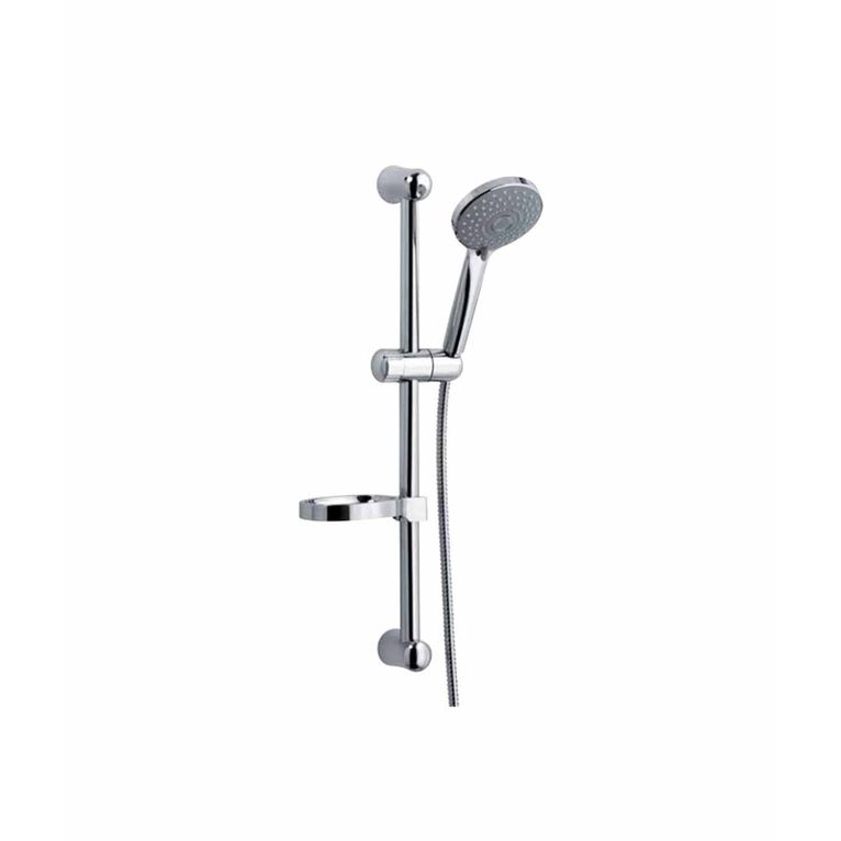saliscendi planet sl5p467t5cr in ottone completo di doccia alisso3,portasapone e flessibile serie sphera