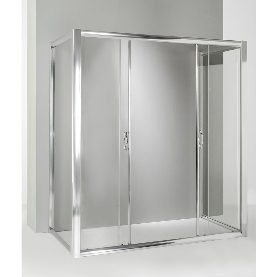 box-doccia-3-lati-con-2-ante-fisse-e-porta-scorrevole-85x170x85-cm-trasparente