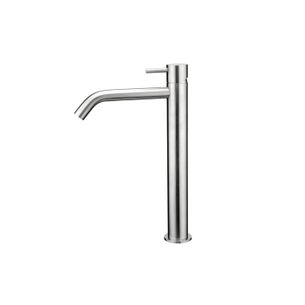 MISCELATORE MONOCOMANDO LAVABO CON ALTO SCARICO CLICK-CLACK  INOX 316 IX21