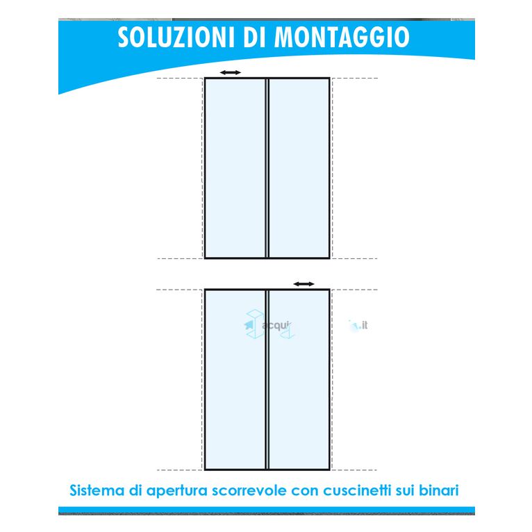 porta doccia scorrevole 160 cm opaco bianco 