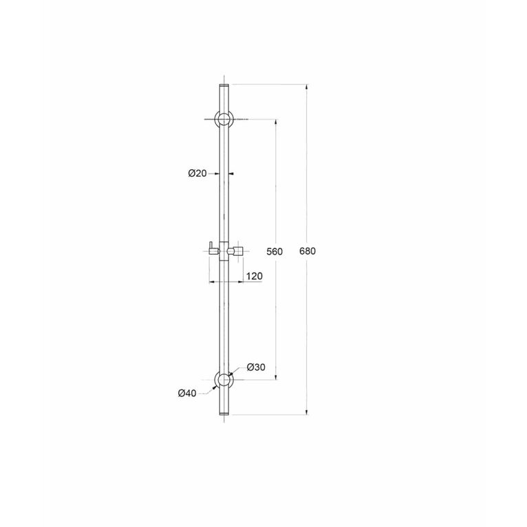 saliscendi modern sl0m46703cr  in ottone completo di doccia alisso3 e flessibile serie sphera