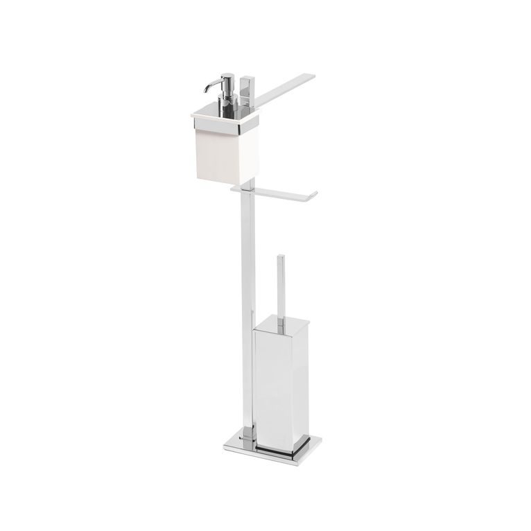 piantana multifunzione in ottone cromato art. maxim 32dr.10 serie la progetto