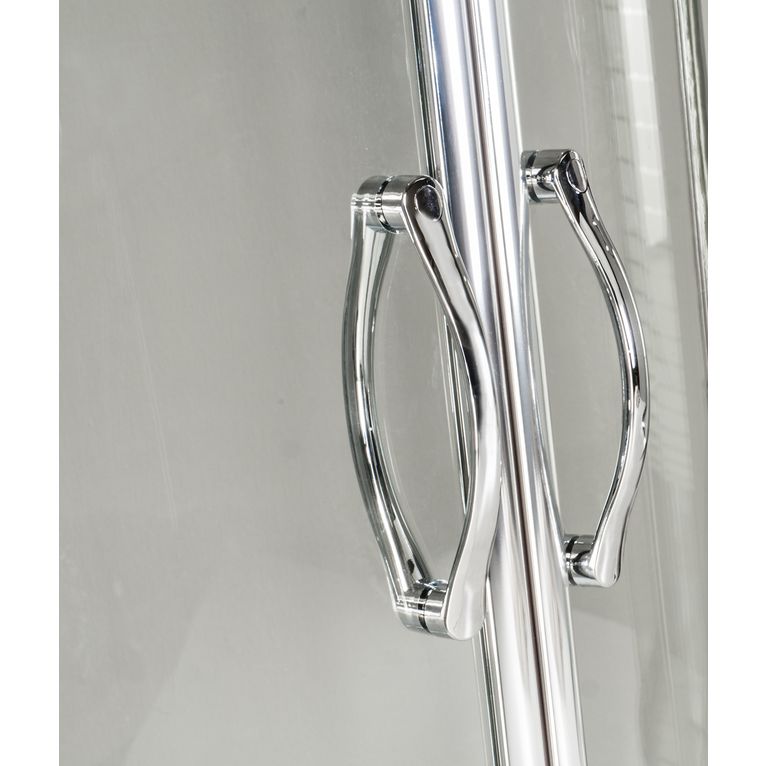  box doccia semicircolare 80x80 cm trasparente serie n