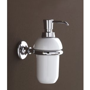 DOSASAPONE CROMO E CERAMICA BIANCO SERIE AREA CAPANNOLI