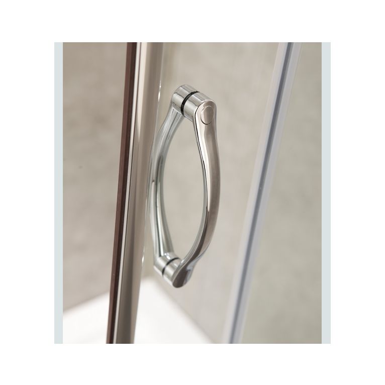 porta doccia scorrevole 125 cm trasparente serie n