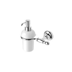 DOSASAPONE CROMO E CERAMICA BIANCO LINEA SERIE900 CAPANNOLI