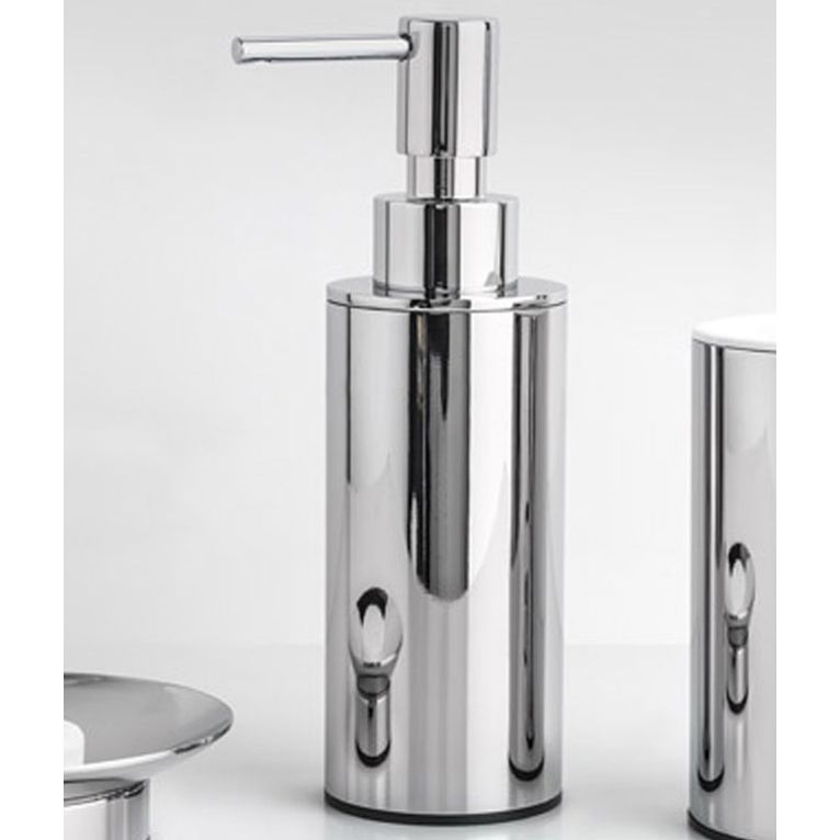 dosasapone da appoggio in metallo cromo serie pratica capannoli