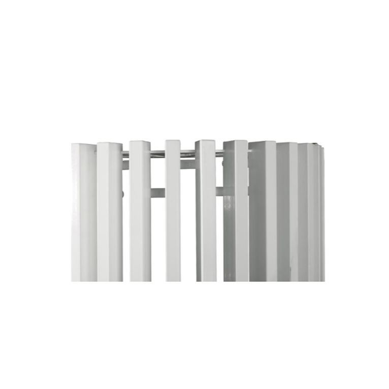 termoarredo in acciaio 1800x500 mm bianco interasse 360 mm modello diva - linea design