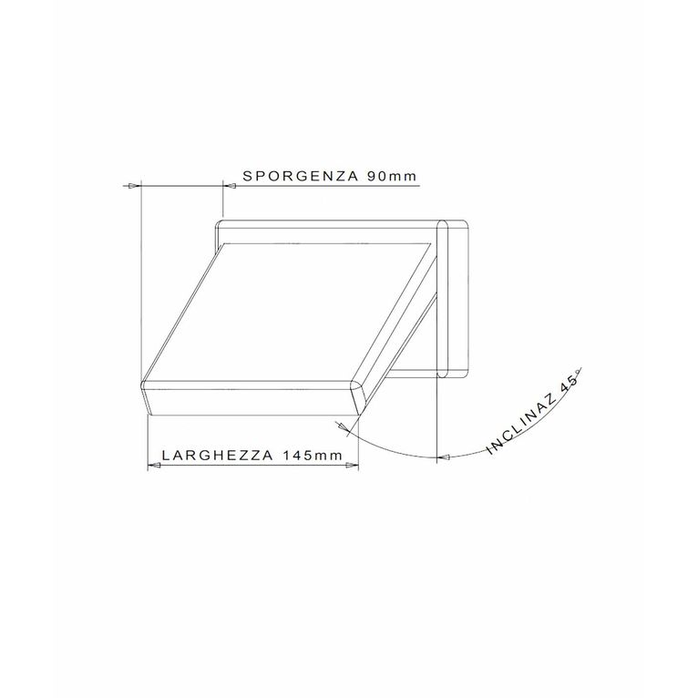 bocca a cascata bo 012 in ottone serie sphera