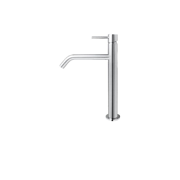 miscelatore monocomando lavabo alto con scarico click-clack saturno ss21 slim