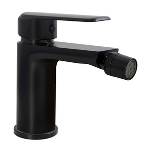 MISCELATORE BIDET NERO OPACO CON PILETTA POP UP 1" 1/4 E FLESSIBILI SERIE HH
