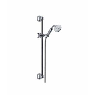 SALISCENDI OLD AMERICA SL8C4M1D8CR  IN OTTONE COMPLETO DI DOCCIA MATILDE LUSSO E FLESSIBILE SERIE SPHERA