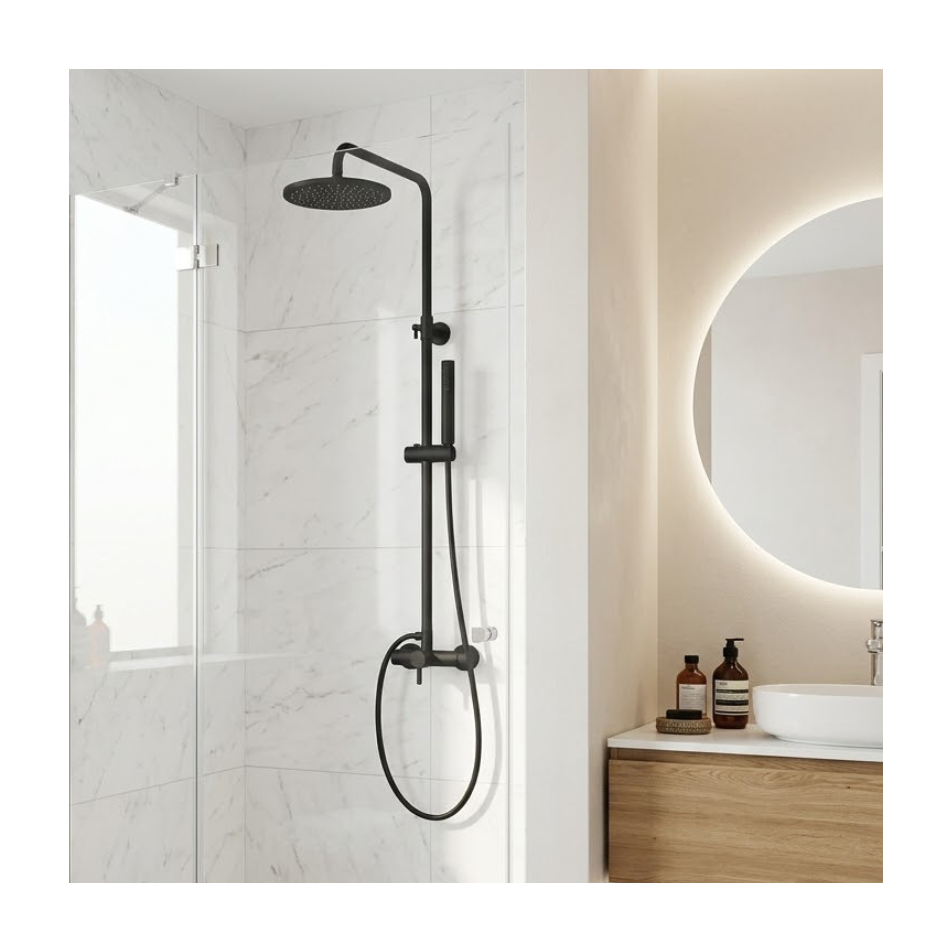 colonna-doccia-nero-opaco-karag-artemis-cf031m-n-con-miscelatore