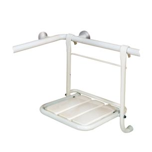 SEGGIOLINO DOCCIA CON APPLICAZIONE AL MANIGLIONE AD ANGOLO BIANCO SERIE SPECIAL CAPANNOLI