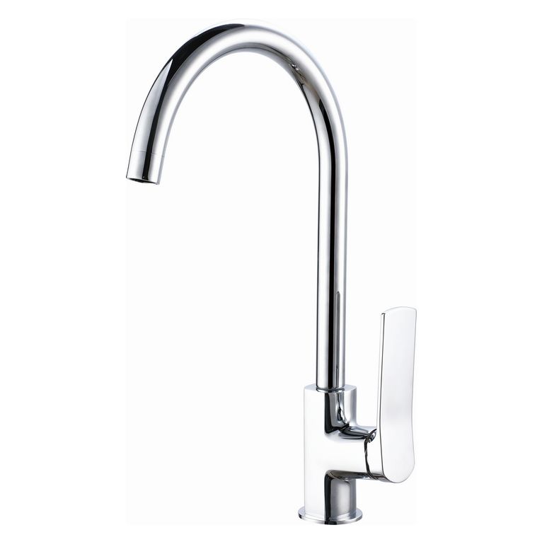 miscelatore cucina canna girevole completo di flessibili serie lm
