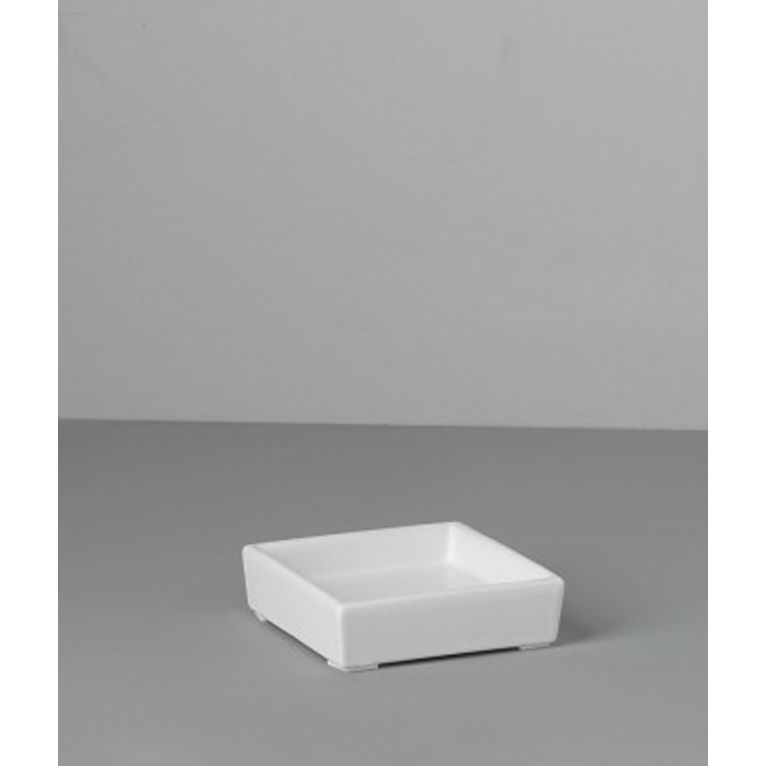 portasapone da appoggio ceramica bianco serie cut capannoli