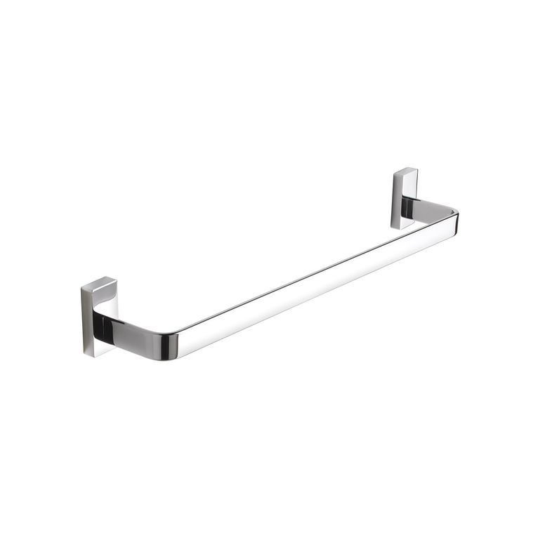 porta asciugamani cromo 40 cm serie slim capannoli