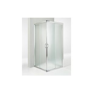 BOX DOCCIA 3 LATI PORTA SCORREVOLE 85X85X85 CM OPACO