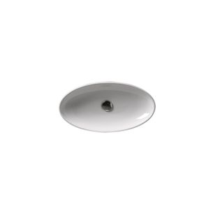 LAVABO D'APPOGGIO O SOTTOPIANO TONDO SENZA PIANO RUBINETTERIA 60X32 AXA - H10