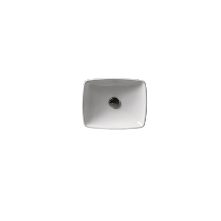 lavabo d'appoggio o sottopiano senza piano rubinetteria 40x32 axa - h10