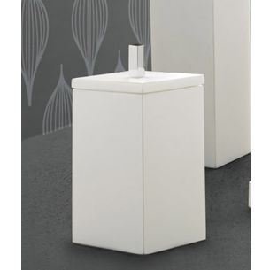 BARATTOLO QUADRATO BIANCO SERIE TEKNIKA CAPANNOLI