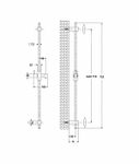 saliscendi-vogue-sl1v44803cr-in-ottone-completo-di-doccia-glamour-e-flessibile-serie-sphera