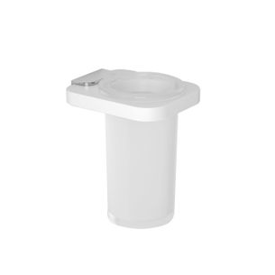 PORTABICCHIERE IN CORIAN BIANCO ART. BEND 1.34 SERIE LA PROGETTO