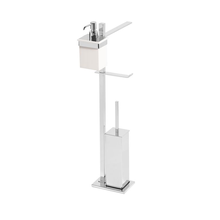 piantana multifunzione in ottone cromato art. maxim 32d.10 serie la progetto