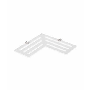 GRIGLIA DOCCIA ANGOLARE IN CORIAN BIANCO ART. UT 11.34 SERIE LA PROGETTO