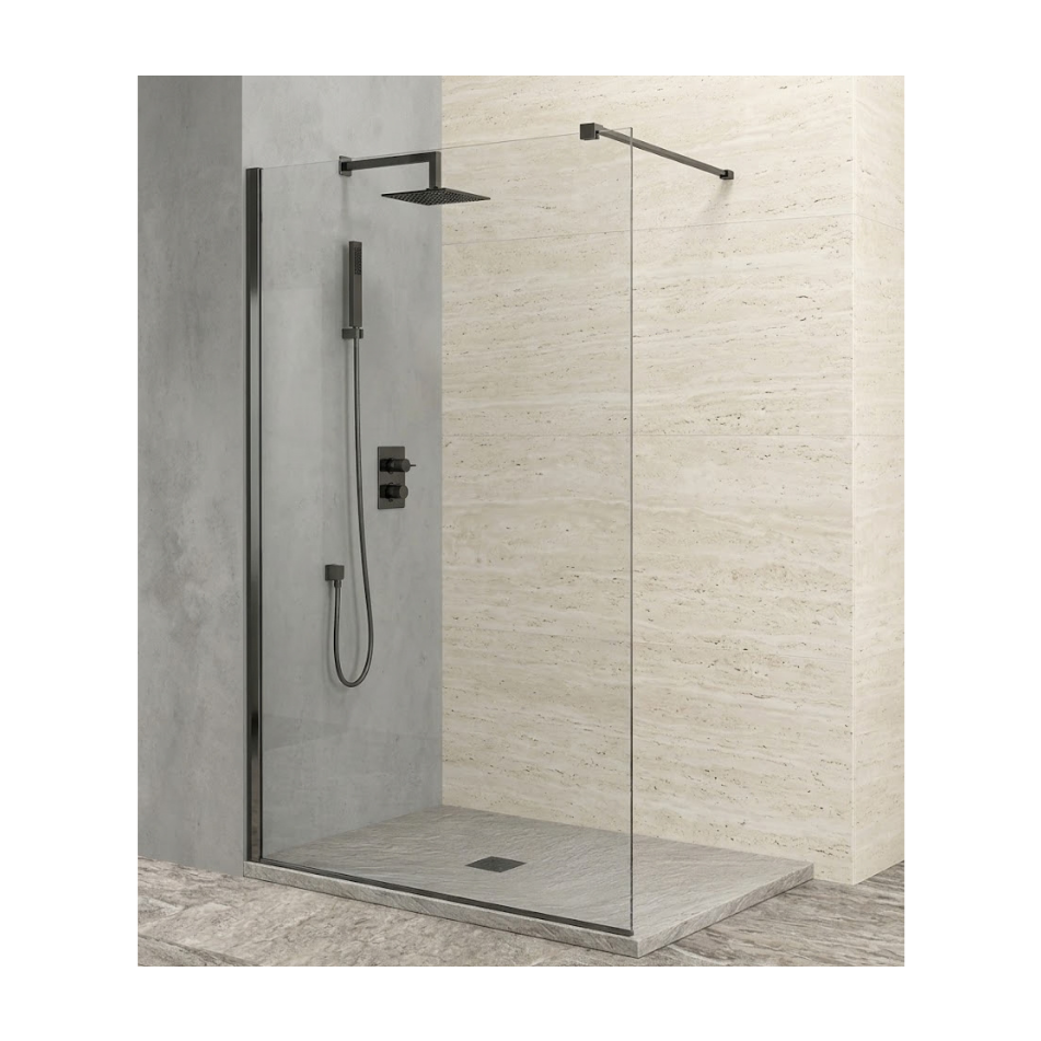 parete-doccia-walk-in-100-cm-serie-dark-trasparente
